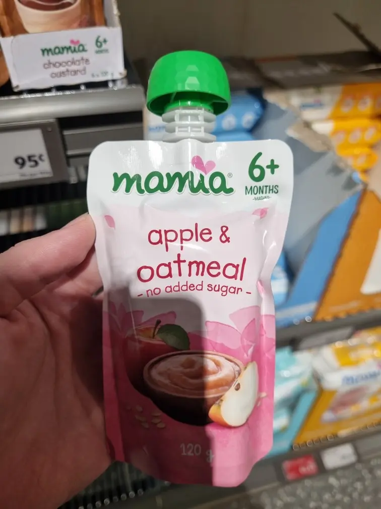 Mamia Apple & Oatmeal 120g