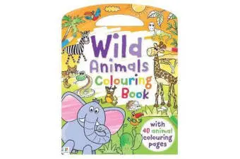Wild Animals Colouring Book