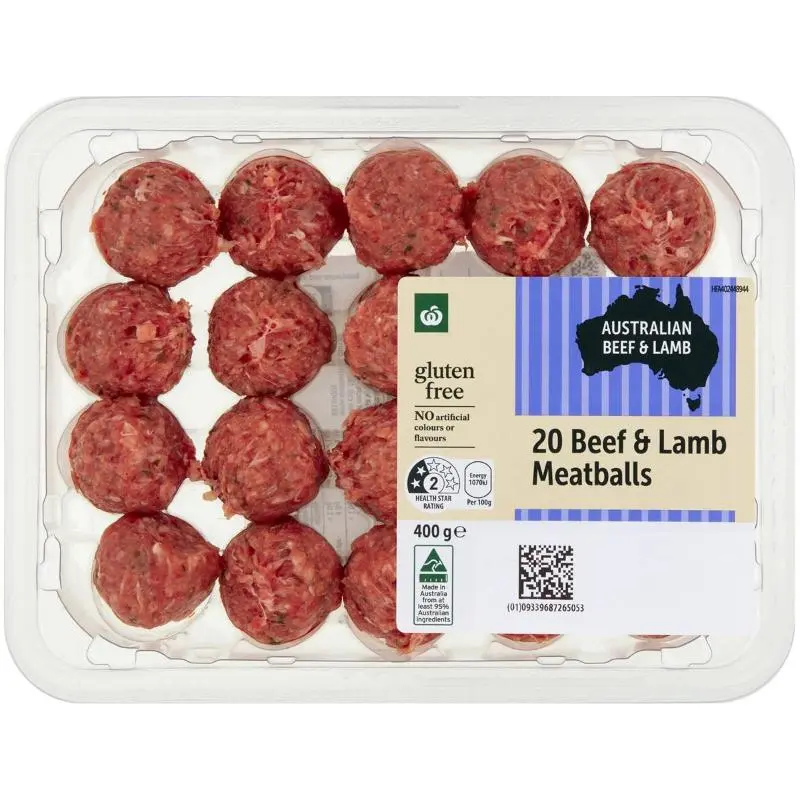 Woolworths Beef & Lamb Meatballs