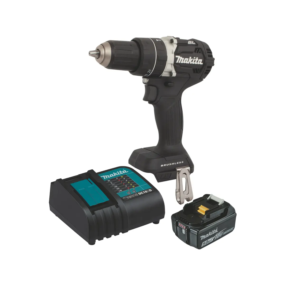 Makita 18V Cordless Brushless Hammer Drill Kit