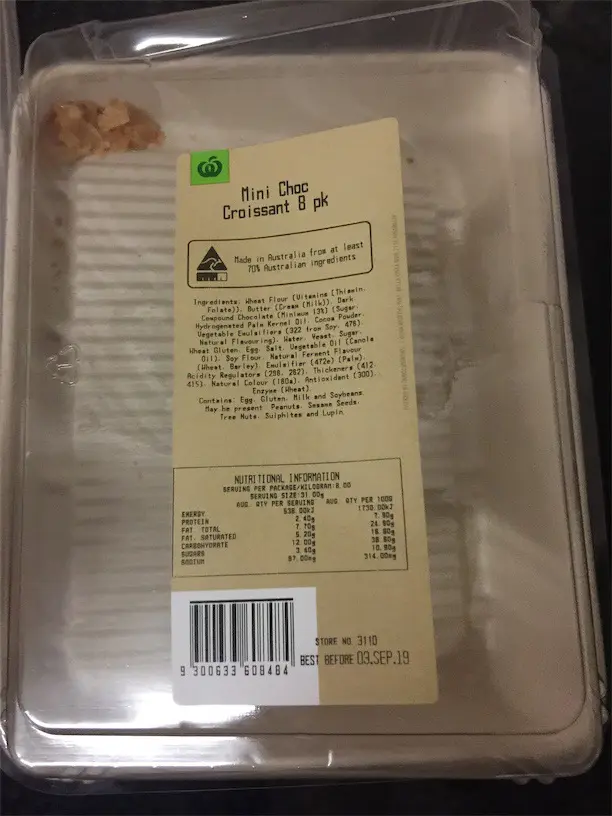 Mini Choc Croissants 8pk