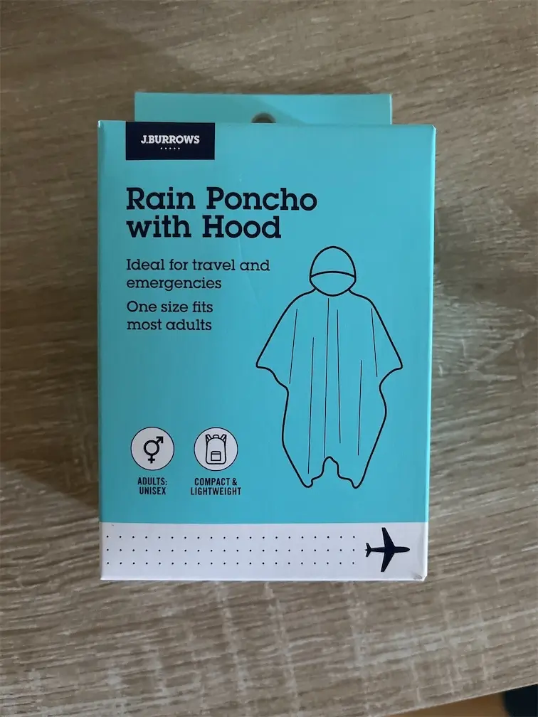 Rain Poncho with Hood