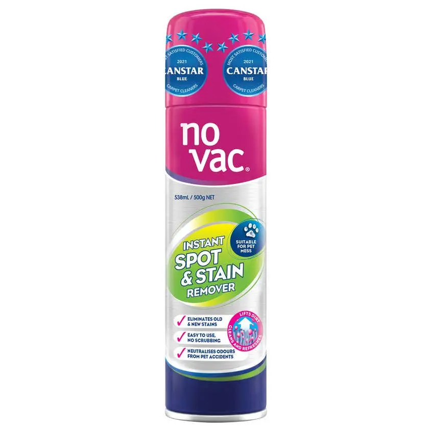 No Vac Carpet & Upholstery Spot & Stain Remover 500g