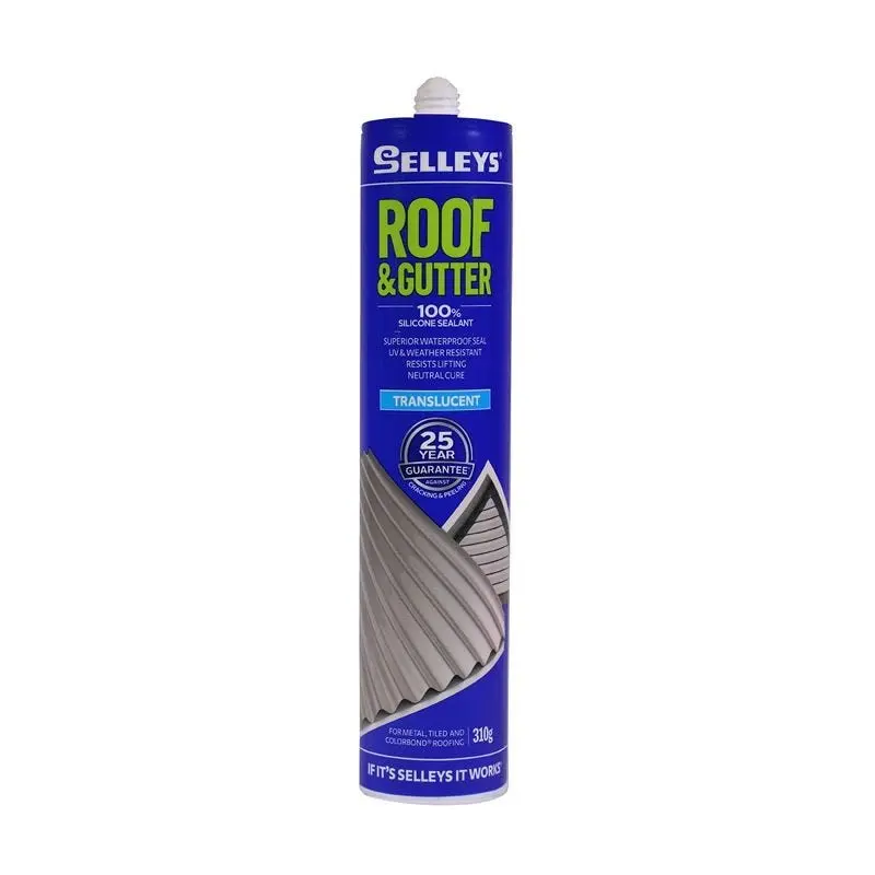 SELLEYS ROOF AND GUTTER SEALANT TRANSLUCENT 300GR