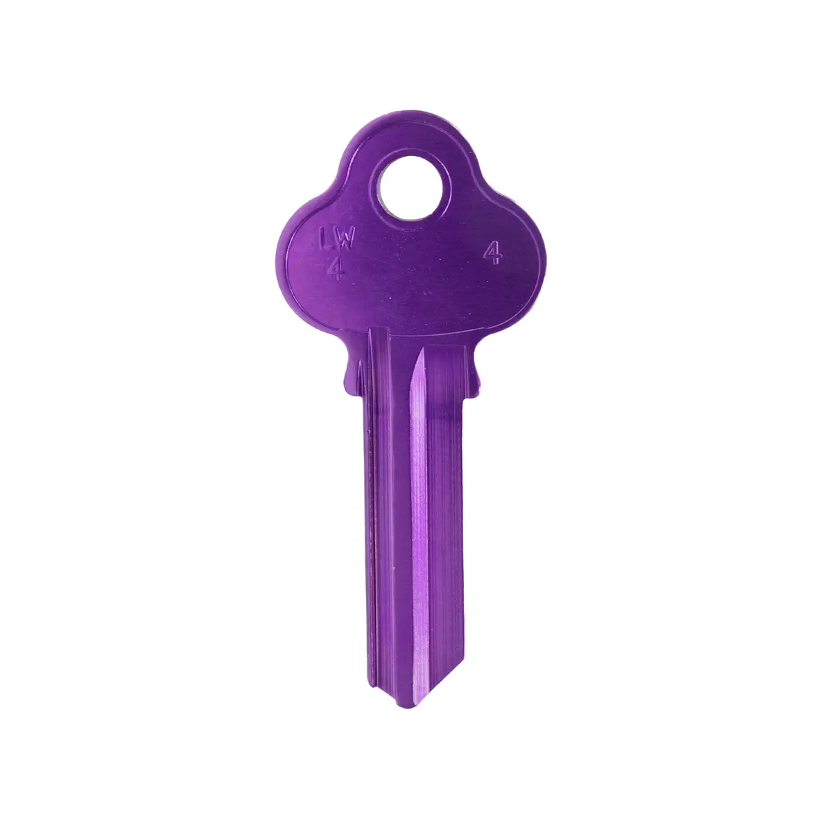 Ilco Purple Aluminium KK4 Domestic Blank Key