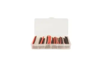 160 Piece Heat Shrink Pack Plastic Storage Case Kit
