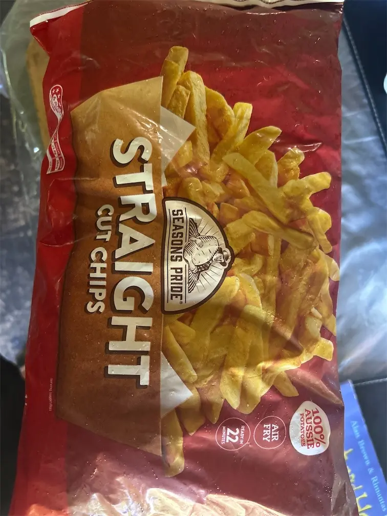 Seasons Pride Straight Cut Chips 1kg