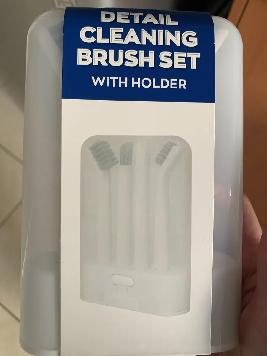 Detail Cleaning Brush Set With Holder