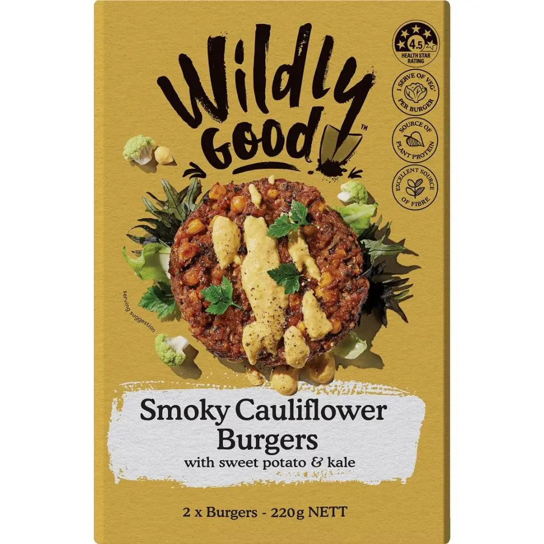 Wildly Good Burgers Smokey Cauliflower 220 g
