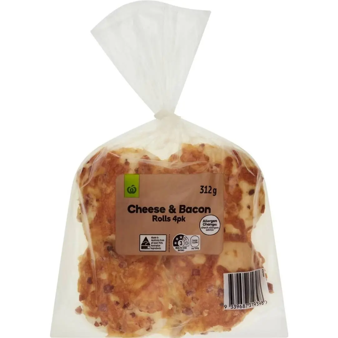 Woolworths Cheese & Bacon Rolls