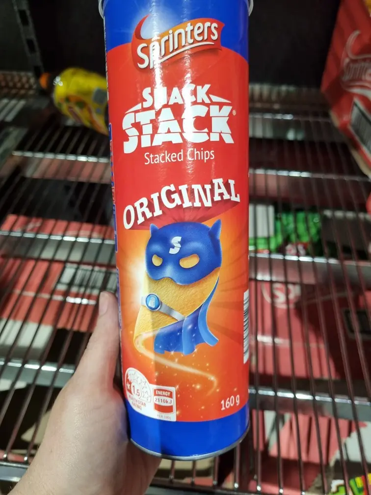 Sprinters Snack Stack Chips 160g