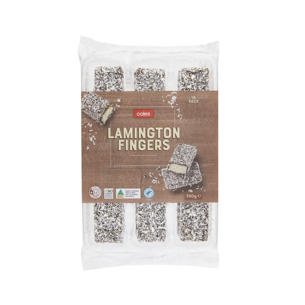 Lamington Fingers 18 pack