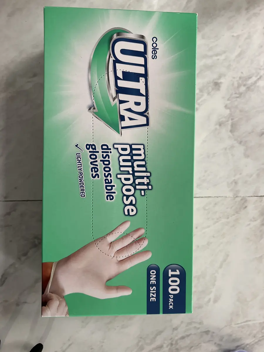 Coles Ultra Disposable Gloves 100 Pack