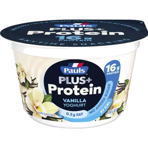 Pauls Plus+ Protein Vanilla Yoghurt 160g