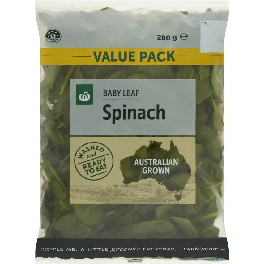 Woolworths Baby Spinach 280g