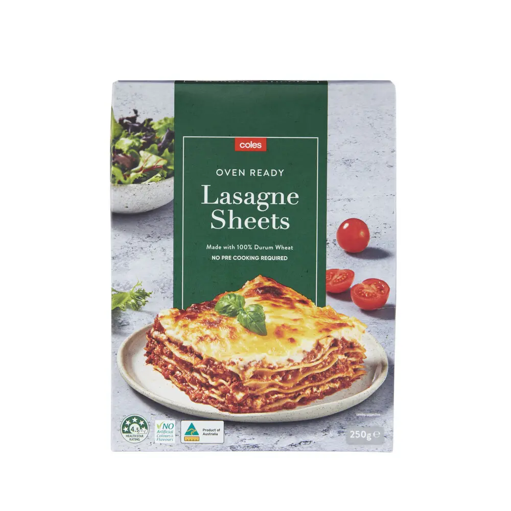 Coles Lasagne Sheets 250g