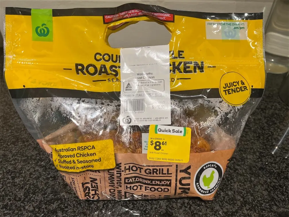 WOOLWORTHS Roast Chicken