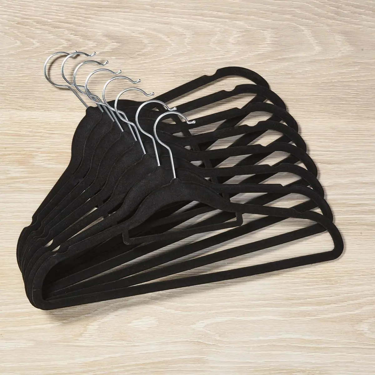 Flocked Hangers - Pack of 8