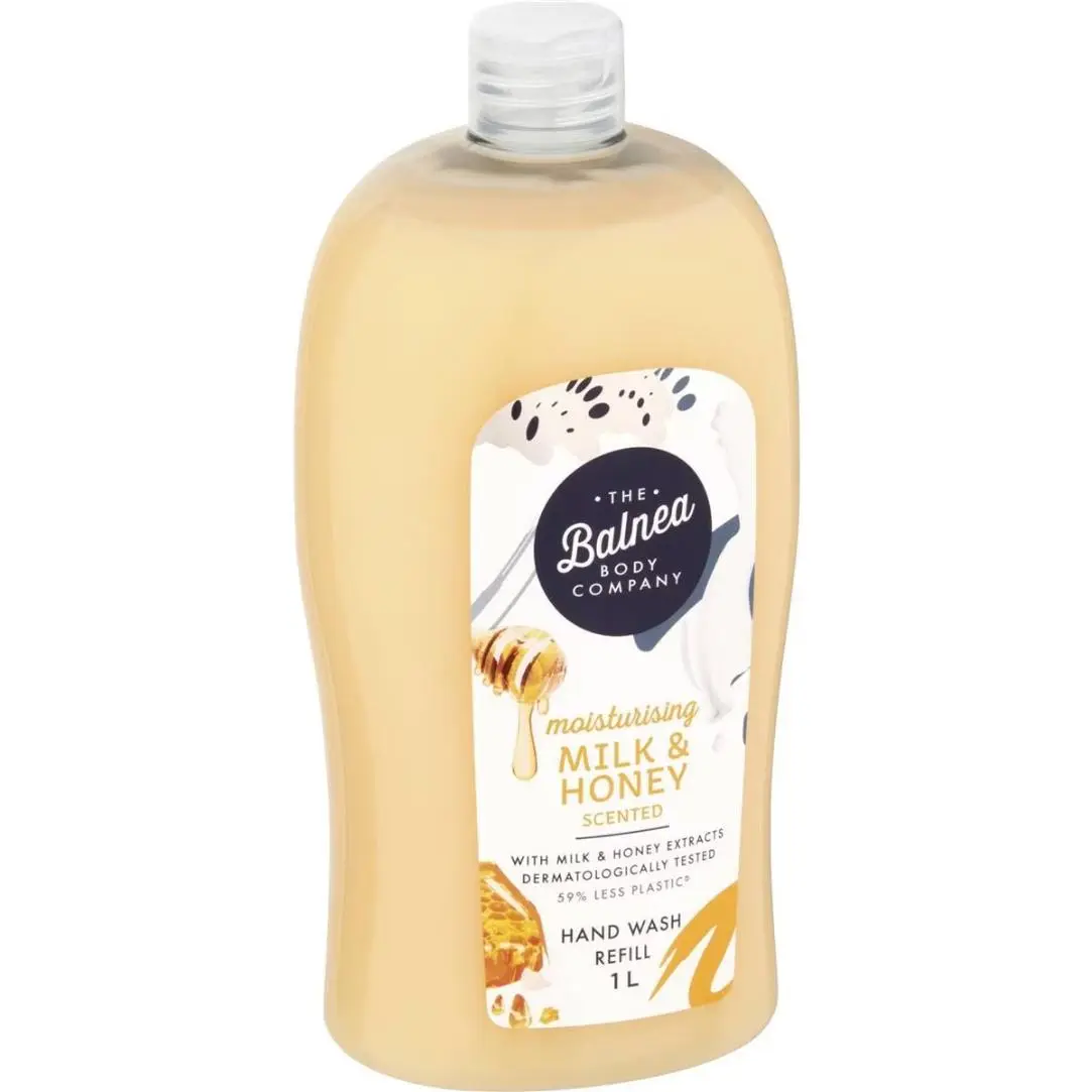 Balnea Moisturising Hand Wash Refill Milk & Honey