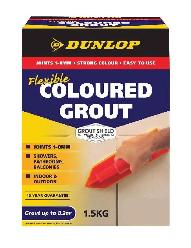 DUNLOP GROUT SLATE GREY 211 1.5KG BOX
