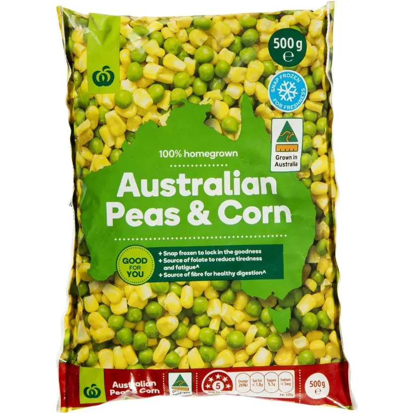 Woolworths Peas & Corn 500g