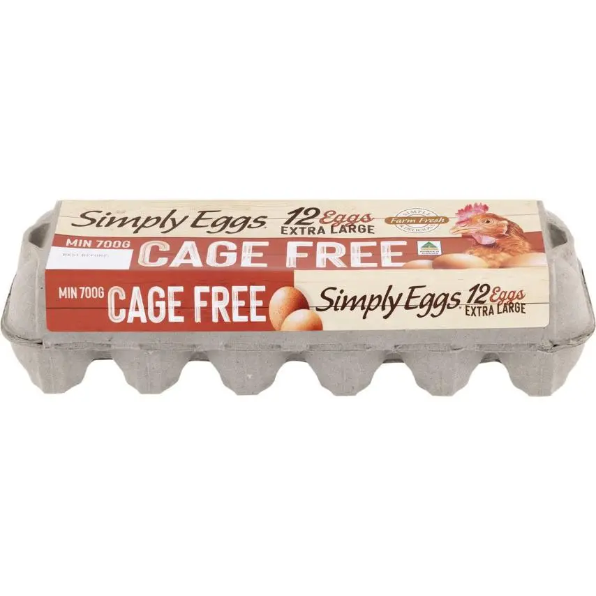 Simply Eggs 12 Extra Large Cage Free Eggs