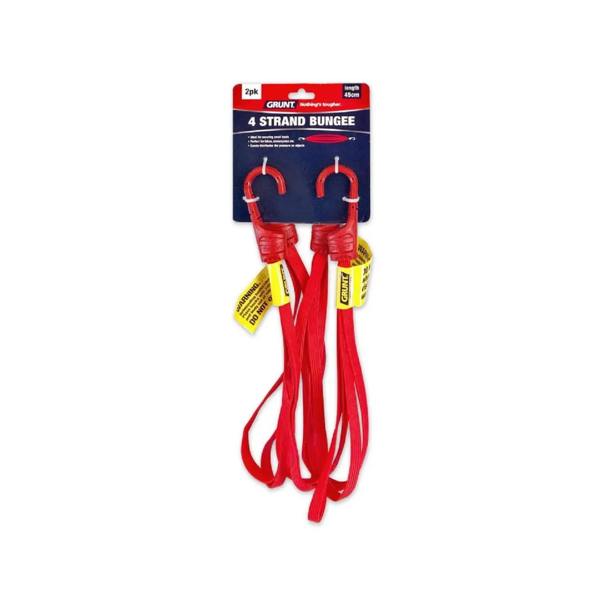 Grunt 45cm 4 Strand Bungee Hook - 2 Pack