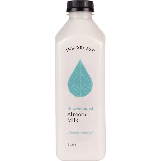 INSIDE OUT UNSWEETENED ALMOND MILK 1L