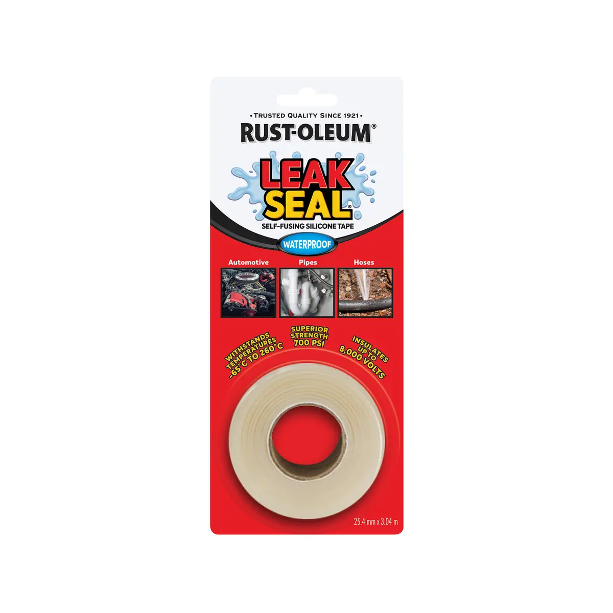 Rust-Oleum Leakseal Tape Clear 3.04M