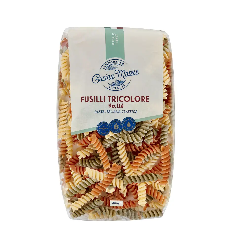 Pasta Fusilli Tricolore