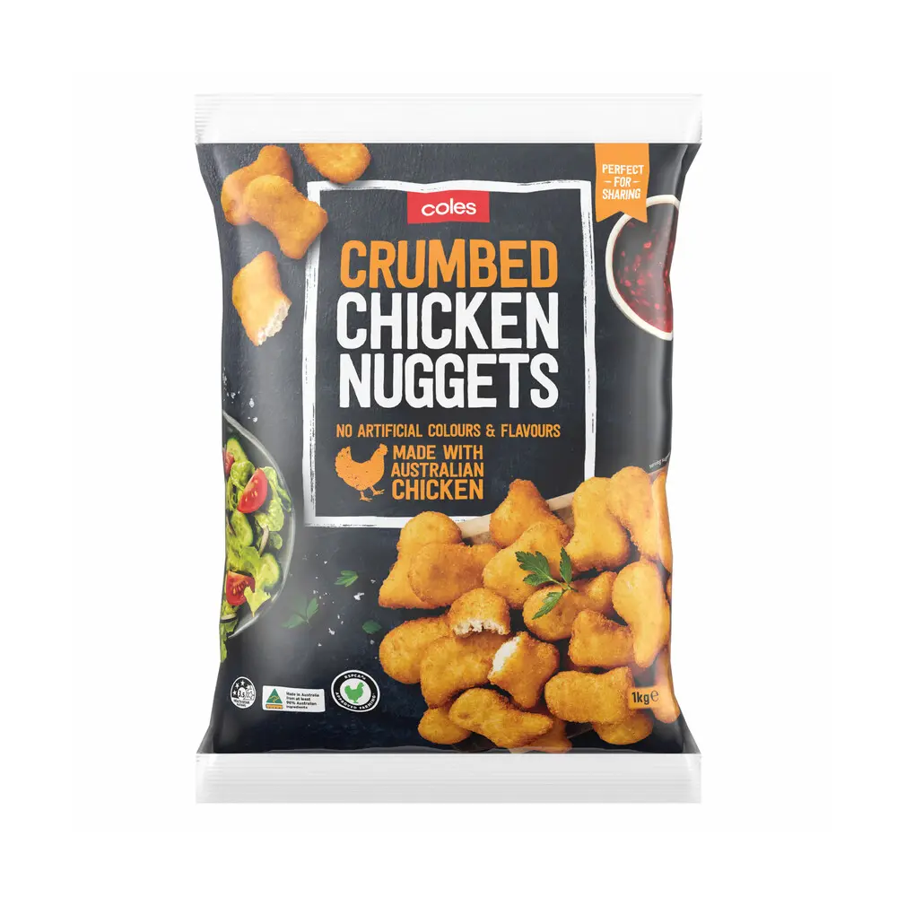 Coles Crumbed Chicken Nuggets 1kg