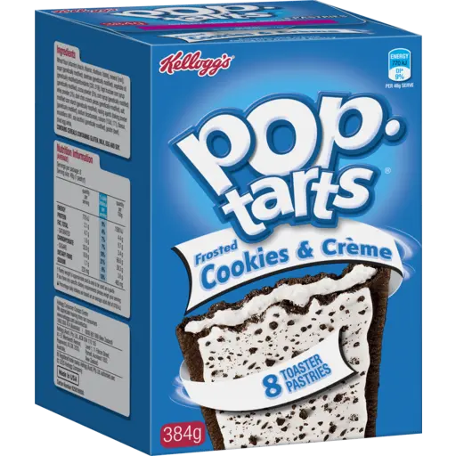 Kellogg's Pop Tarts Frosted Cookies & Creme 384g