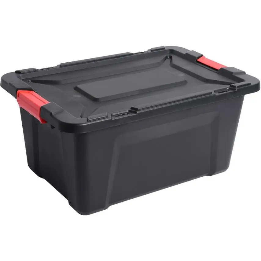 Ezy Heavy Duty Storage Container 55L - Black