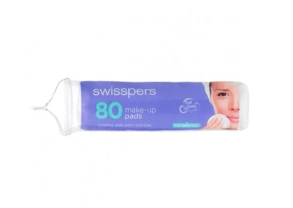 SWISSPERS COTTON PADS MAKEUP x 80