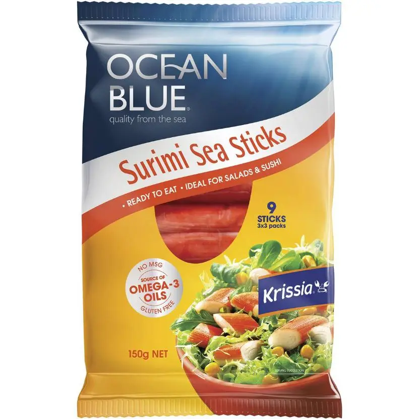 OCEAN BLUE SURIMI SEA STICKS 150GRAM