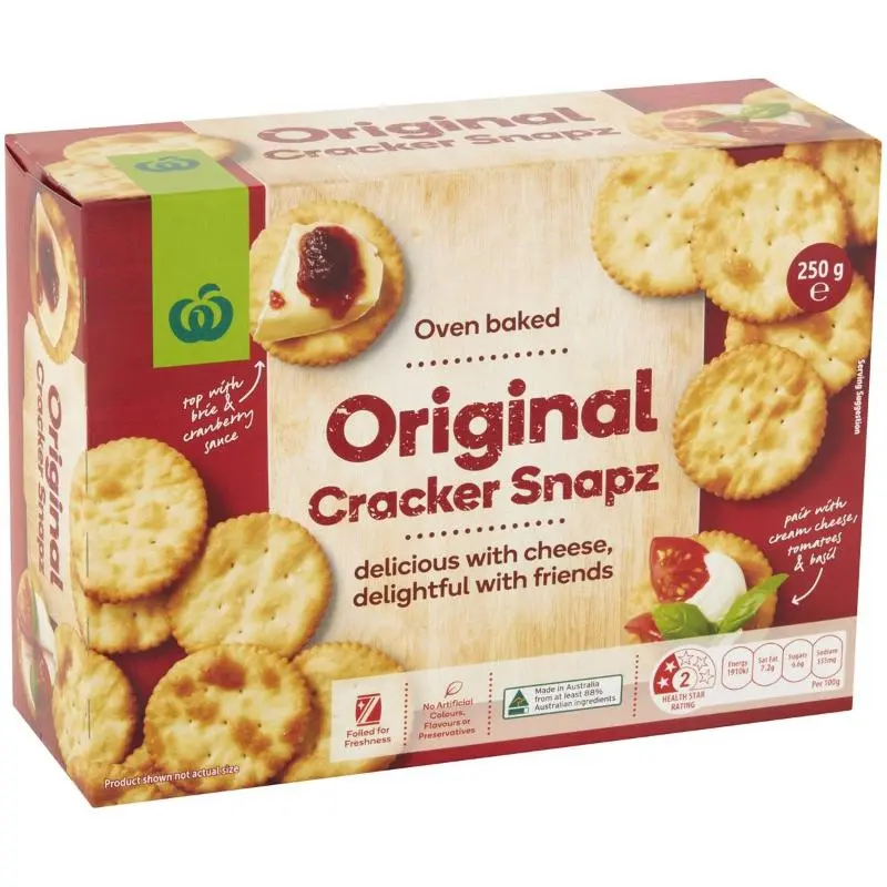 Woolworths Snapz Original Crackers