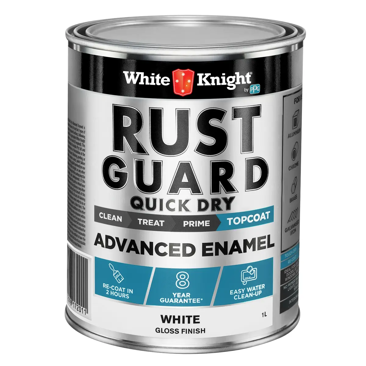 White Knight Rust Guard 1 Step Topcoat 1 Litre
