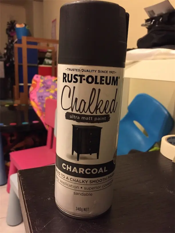 Rust-Oleum Chalked Spray Paint Charcoal 340gm