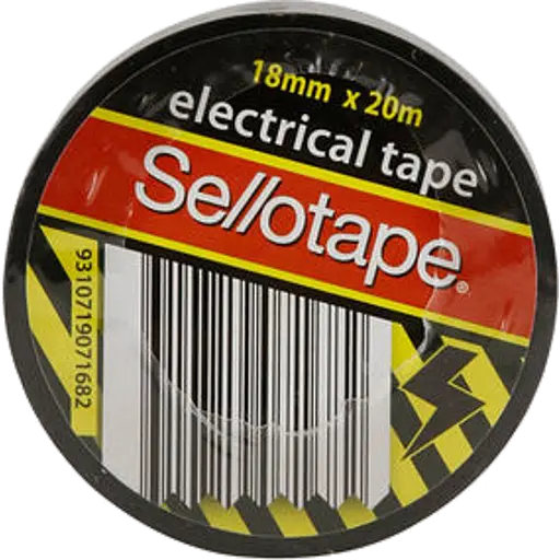 Sellotape Electrical Black 19mmx9m