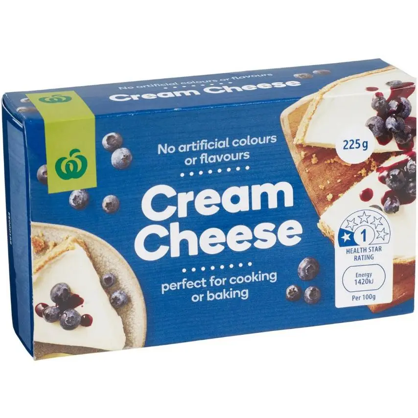 Woolworths Cream Cheese Block