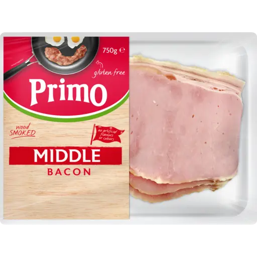 Primo Middle Bacon G/ F 750g