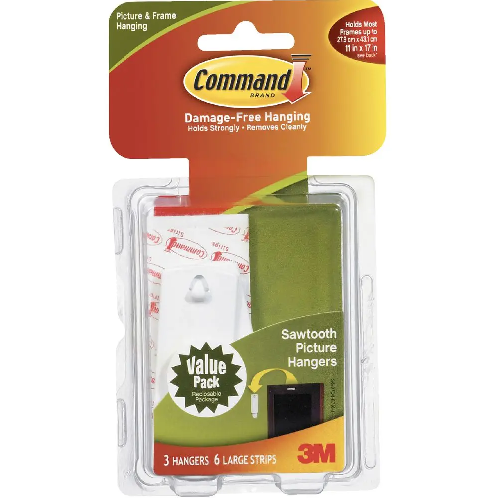 Command Picture Hanger Sawtooth Value Pack