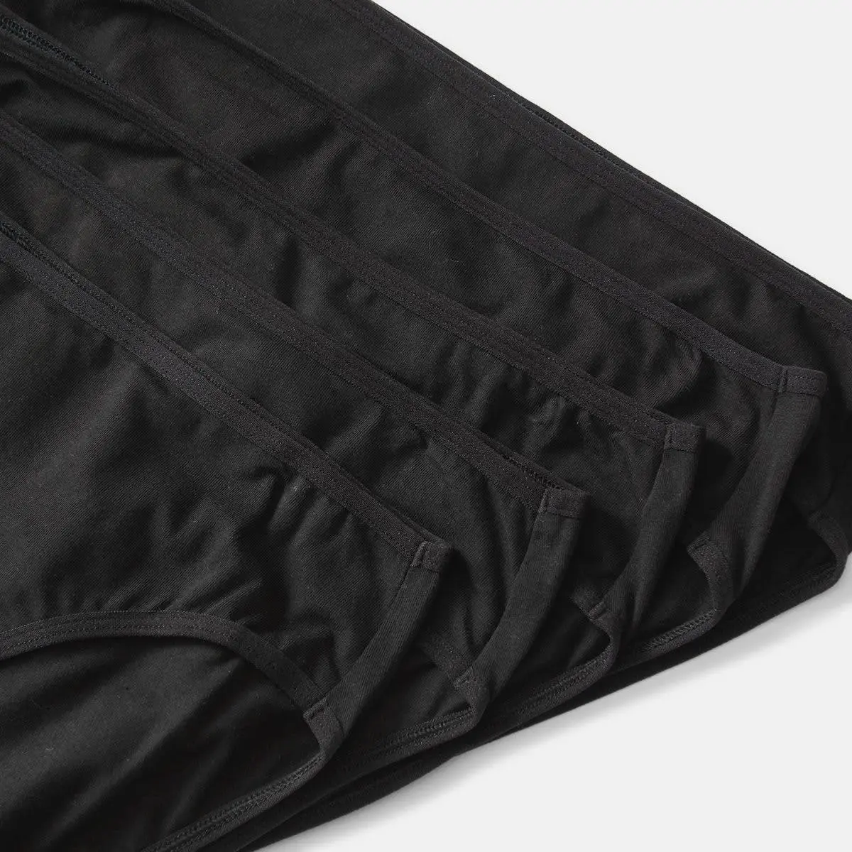 5 Pack Cotton Stretch Hi-Cut Briefs