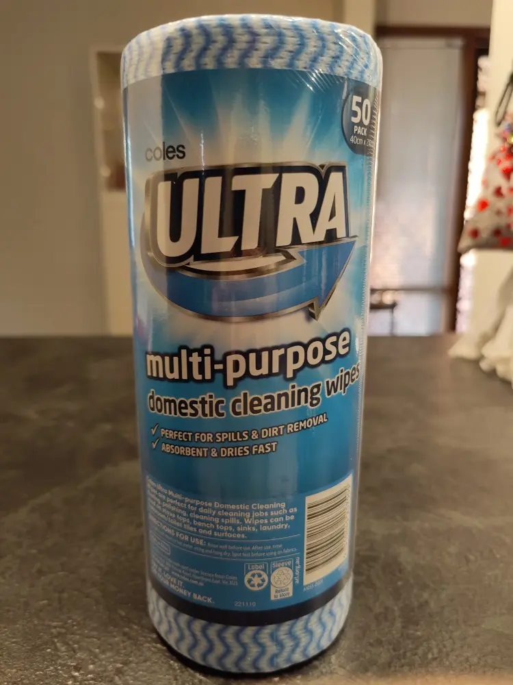 COLES Ultra Multi-Purpose Wipes 50 Pack
