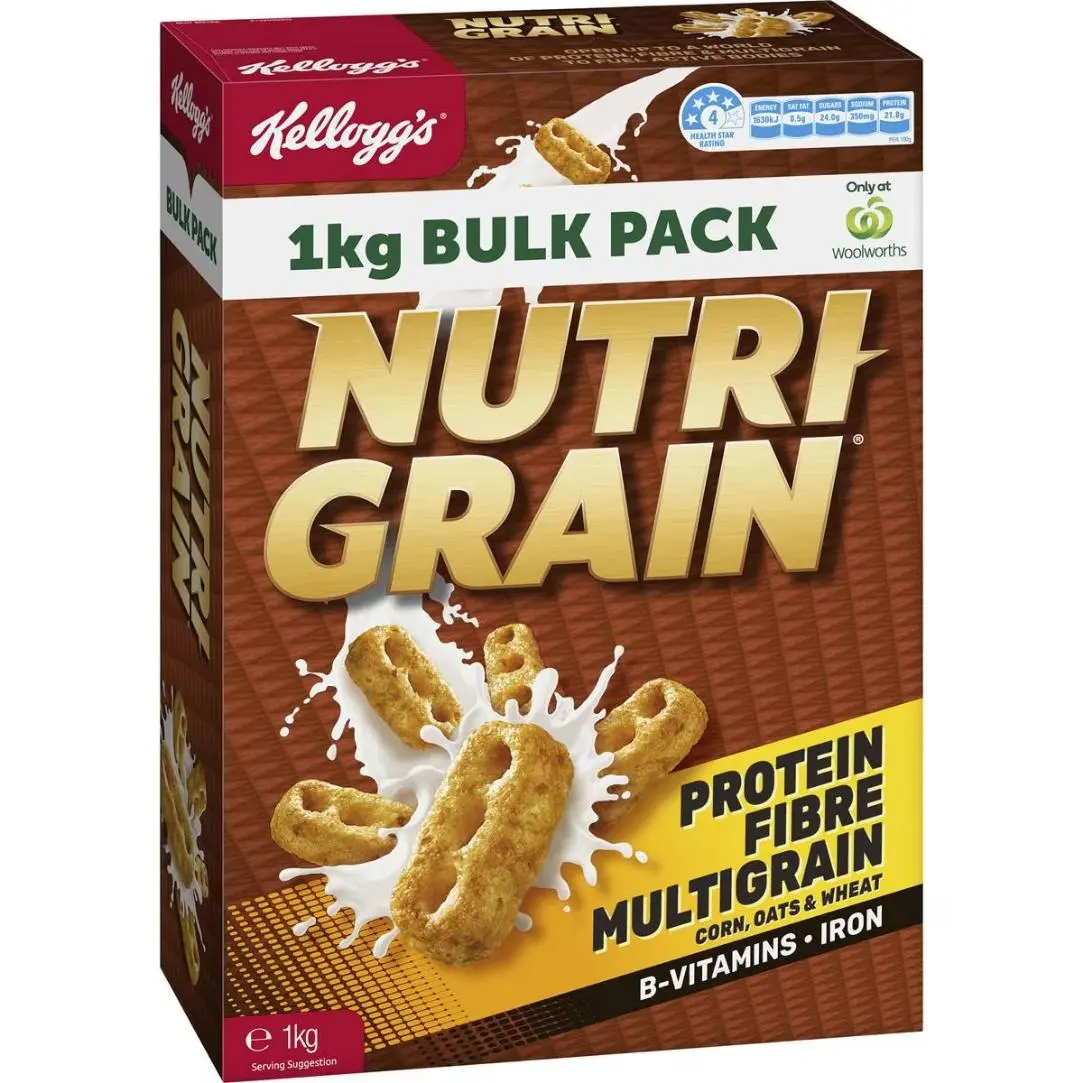 Kellogg's Nutri Grain Protein Breakfast Cereal Bulk Pack