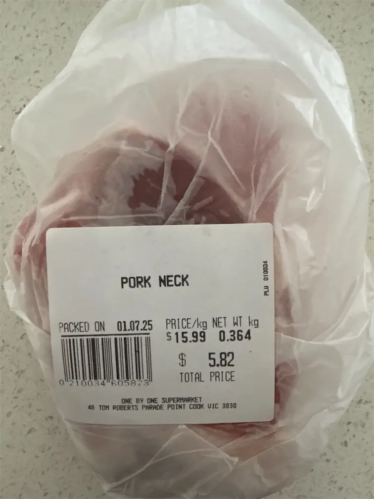 Pork Neck