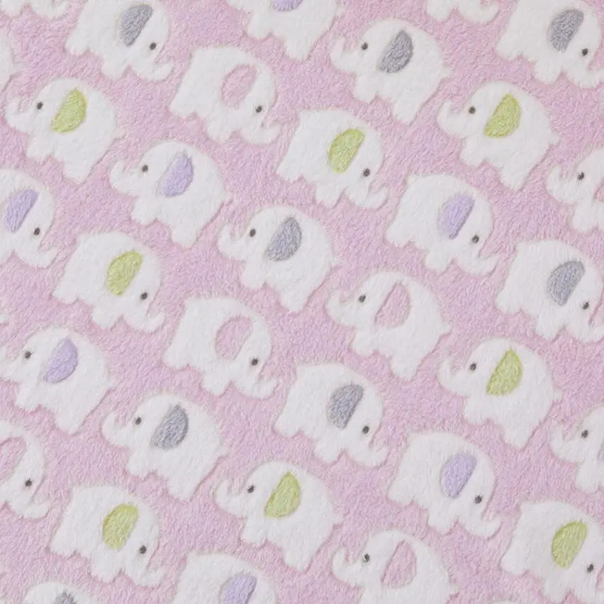 Big Softies Coral Fleece - Pink Elephant
