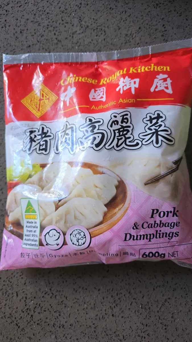Chinese Royal Kitchen Pork & Cabbage Dumplings 600g