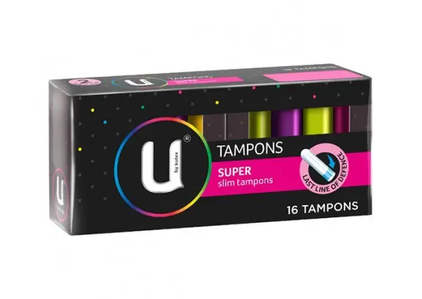 U BY KOTEX FEMININE CARE TAMPONS SUPER 1 X 16 PCE