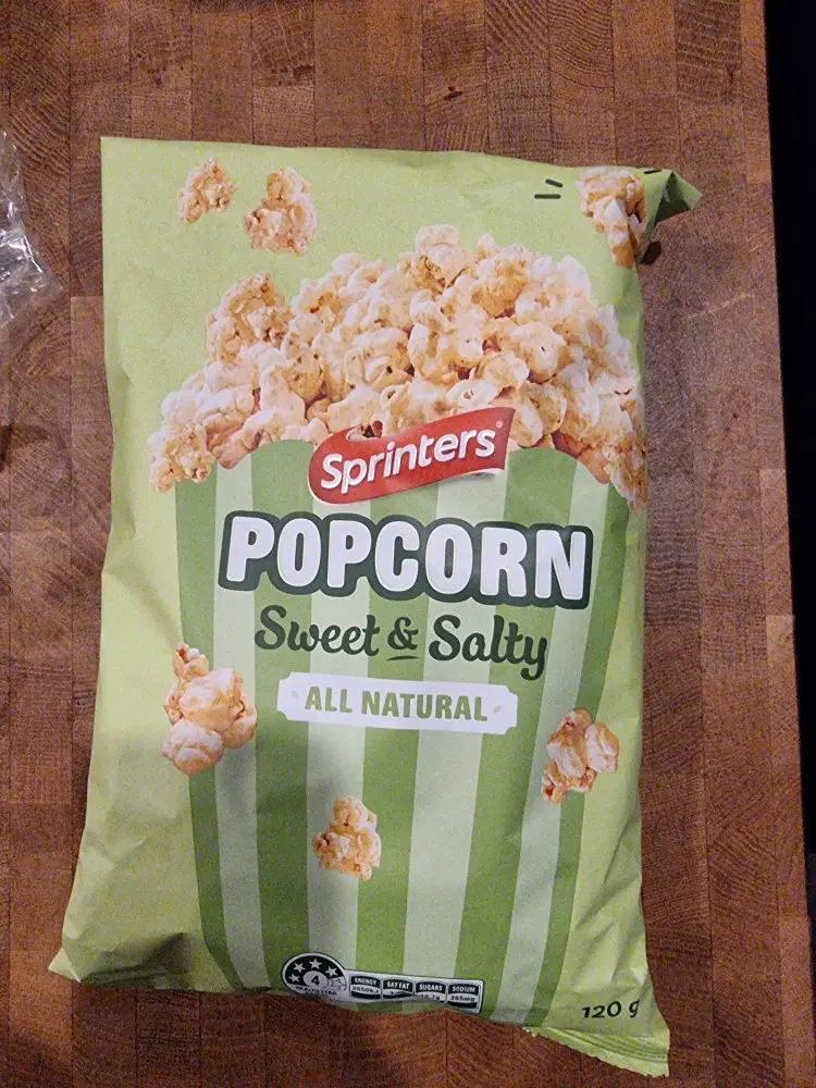 Sprinters Popcorn Sweet & Salty 120g